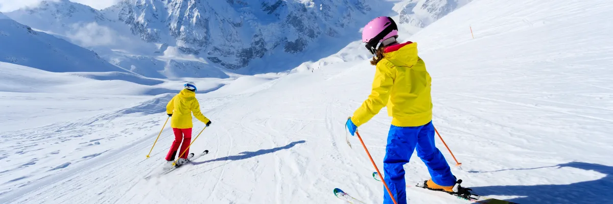 Cours de ski en montagne
