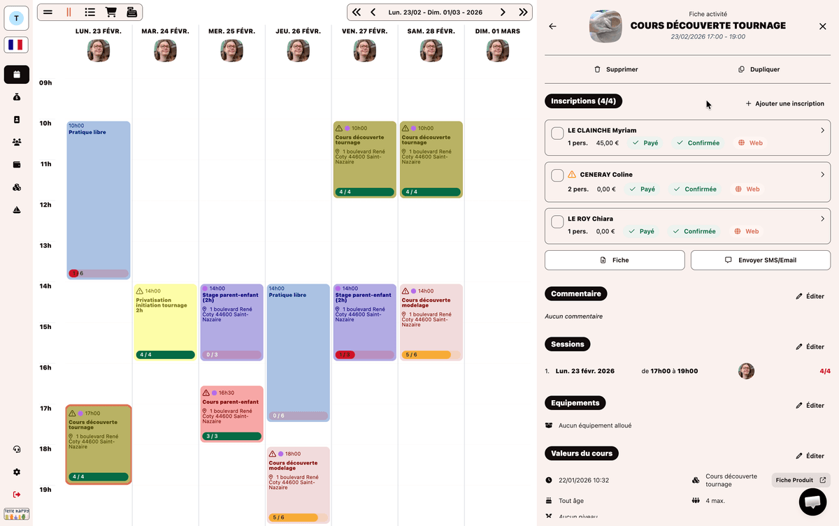 Module de réservation en ligne Izidoor