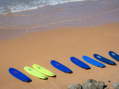 Équipement de surf préparé