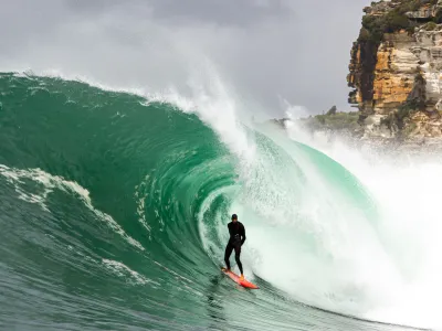 Session de surf