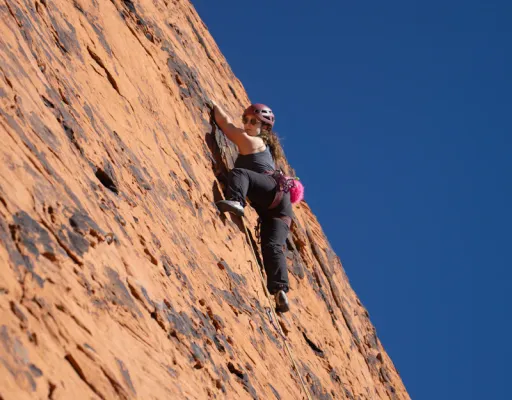 Préparation du matériel d'escalade