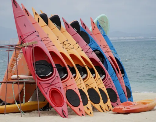 Préparation du matériel kayak sans informations