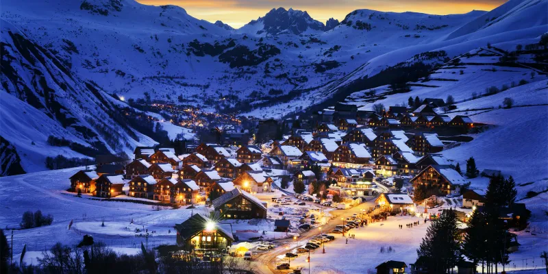 Panorama des Alpes françaises à Saint-Jean-d'Arves