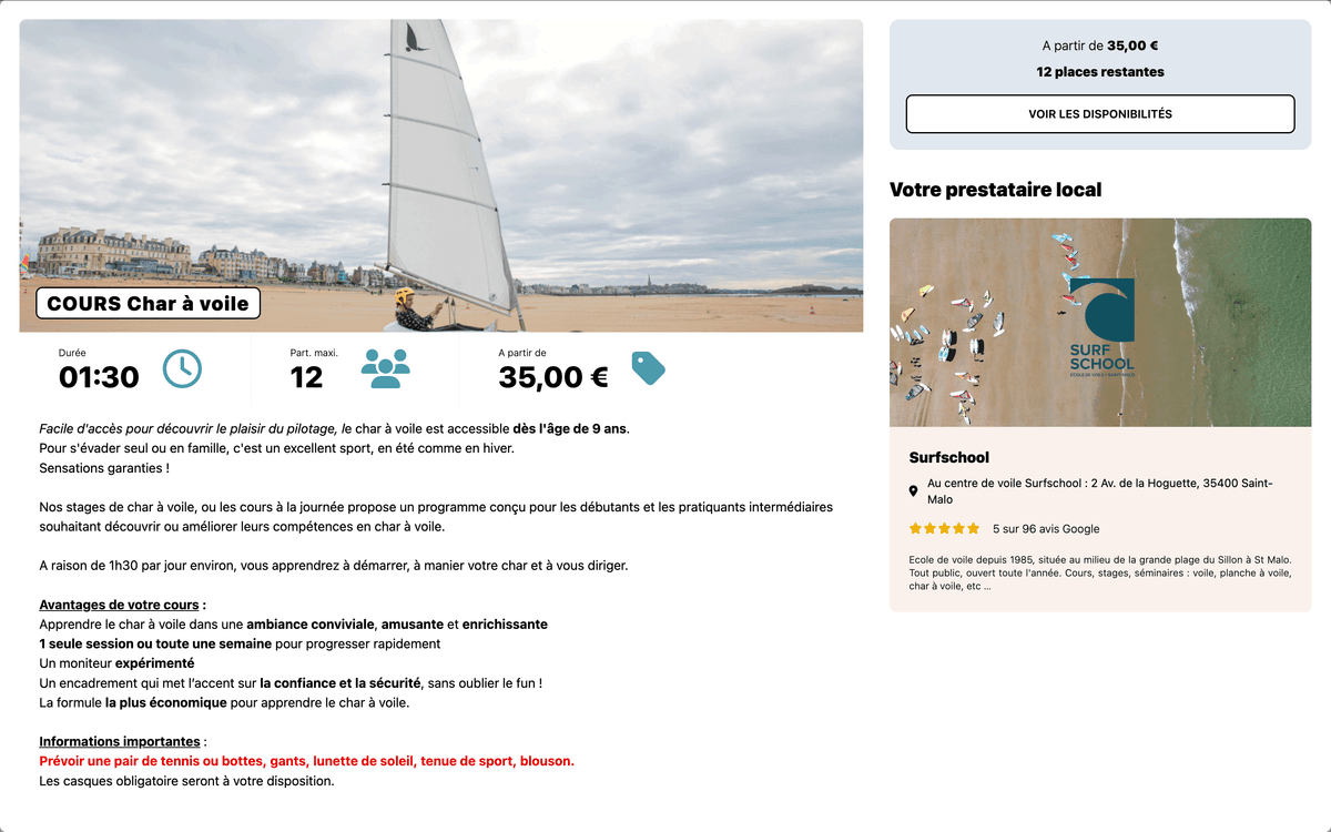 Email automatique de confirmation Izidoor