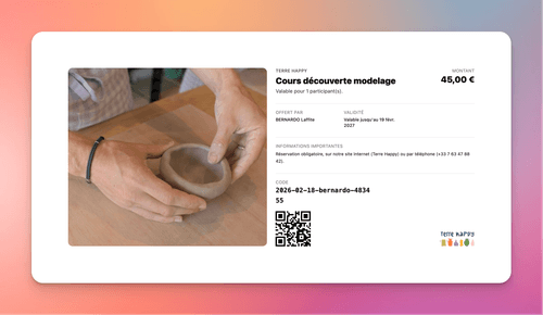 Bons cadeaux Izidoor