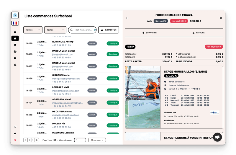 Livre de caisse automatique