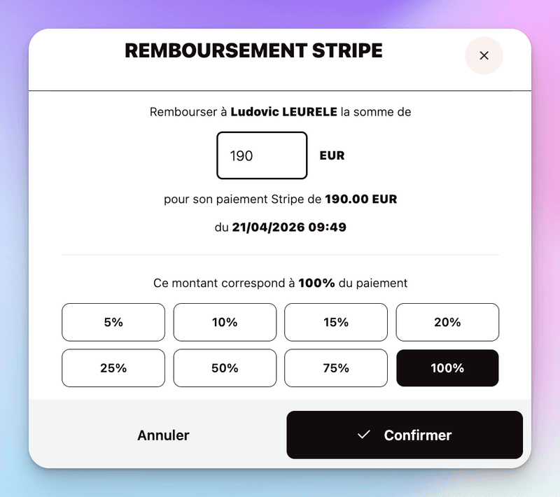 Remboursement commande Izidoor