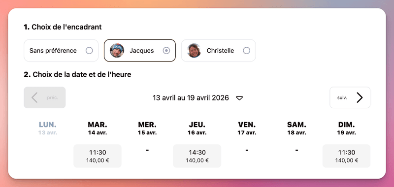 Réservation en ligne Izidoor