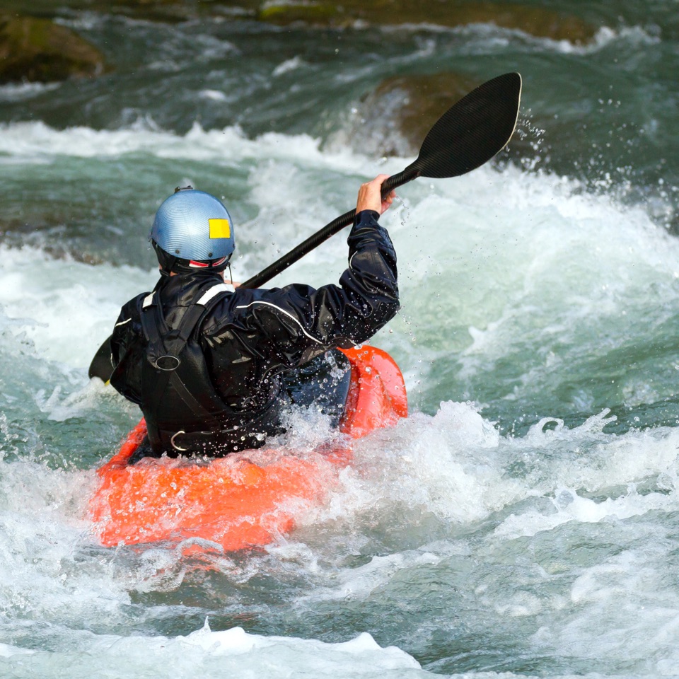 Kayak en eaux vives