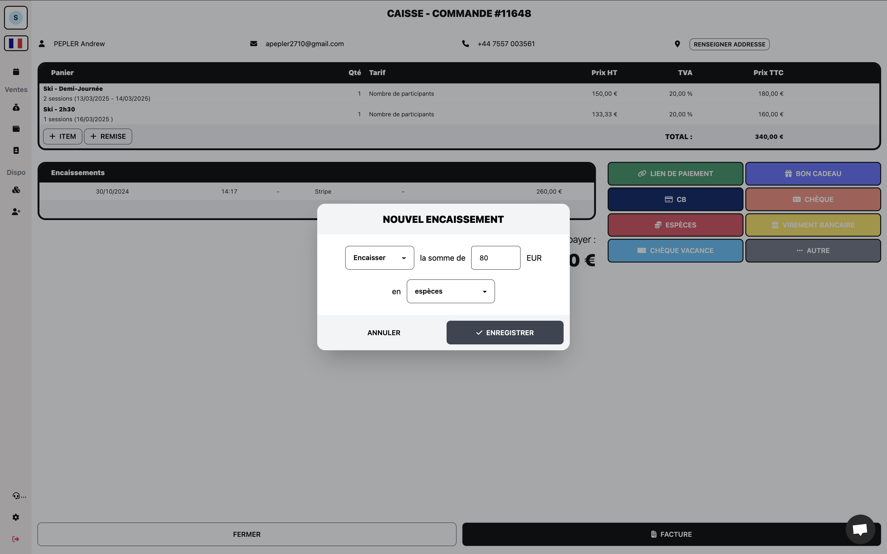 Caisse enregistreuse Izidoor