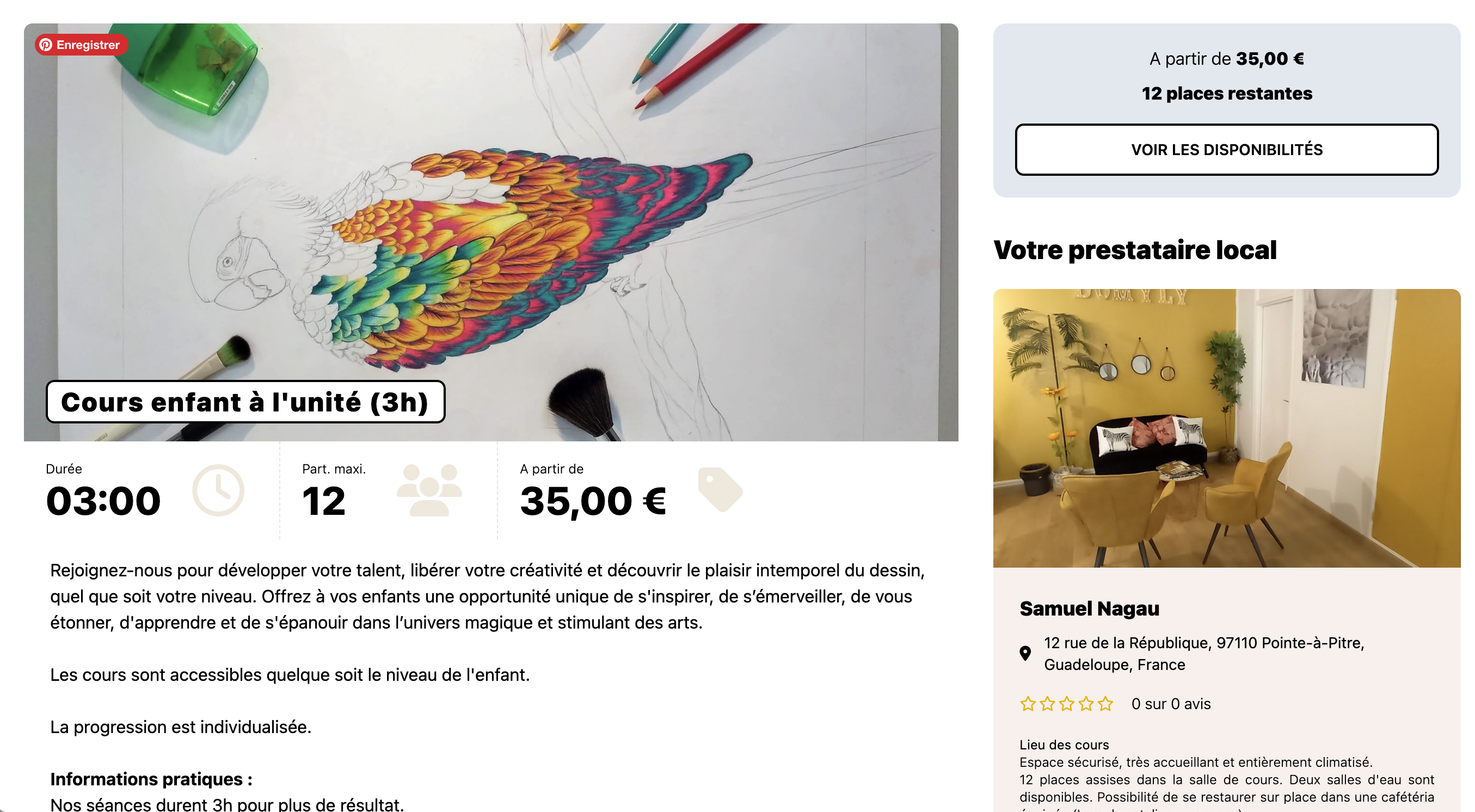 Réservation en ligne Izidoor